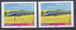 FRANCE VARIETE  TGV    NEUFS  LUXE - Unused Stamps