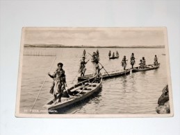 Carte Postale Ancienne : FIDJI , FIJI : Fijian Fishermen , Stamp - Fidschi