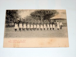 Carte Postale Ancienne : FIDJI , FIJI : The Soldiers Of The King , Fijian Armed Constabulary - Fidji