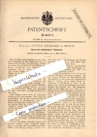 Original Patent - Ottilie Eickrodt In Berlin , 1888 , Corset , Korsett !!! - Before 1900