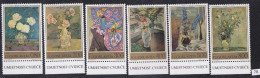 YUGOSLAVIA 1974; Mi: 1577 - 1582; MNH; Flower Paintings, White Peonies, Pinks, Flowers, White Vase, Larkspur, Roses - Ongebruikt