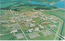Houston Texas, Manned Spacecraft Center Aerial View, C1960s Vintage Postcard - Houston