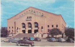 Austin Texas, University Of Texas, Gregory Gymnasium, Auto, C1940s Vintage Postcard - Austin