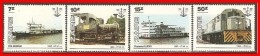 ZAIRE 1985 TRAINS & SHIPS = LOCAL TRANSPORT MNH (DEL01) - Ongebruikt