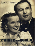 "Illustrierter Film-Kurier"  "Zauber Der Bohème" Mit Theo Lingen , Jan Kiepura -  Filmprogramm Nr. 2703 Von 1937 - Riviste