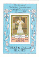 Turks& Caicos  Islands 1980 Queen Mother Souvenir Sheet MNH - Turks And Caicos