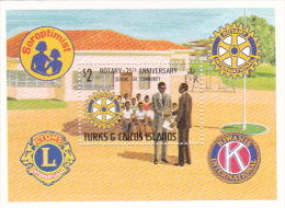 Turks& Caicos  Islands 1980 Rotary Souvenir Sheet MNH - Turks & Caicos (I. Turques Et Caïques)