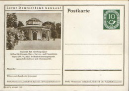 Germany/Federal Republic - Postal Stationery Postcard Unused 1952 - P17, Staatsbad Bad Meinberg(Lippe) - Geïllustreerde Postkaarten - Ongebruikt