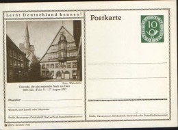 Germany/Federal Republic - Postal Stationery Postcard Unused 1952 - P17,  Osterode - Geïllustreerde Postkaarten - Ongebruikt