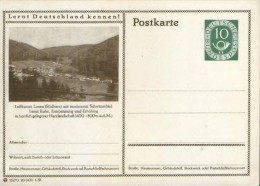 Germany/Federal Republic - Postal Stationery Postcard Unused 1952 - P17, Luftkurort Lonau - Cartes Postales Illustrées - Neuves
