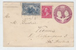 USA/Austria COLUMBUS COVER 1898 - Lettres & Documents