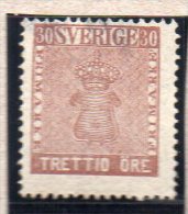 SUEDE : TP N° 10 (*) - Unused Stamps