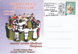 1417- ETHNICITIES FOLKLORE FESTIVAL, SPECIAL COVER, 2006, ROMANIA - Storia Postale