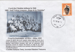 1419- CHIZATAU CHOIR, SPECIAL COVER, 2009, ROMANIA - Covers & Documents