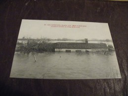 A177..CPA..44..LES INONDATIONS,Déc 1910.Vallée De St.Julien.La Maison Lecomte.Village Beauvais.rare Beau Plan.non Ecrite - Haute-Goulaine