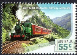 Australia 2010 Railway Journeys - Trains 55c Wilderness, Tasmania  MNH - Neufs