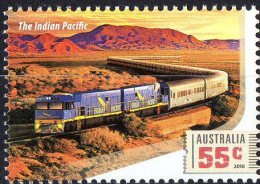 Australia 2010 Railway Journeys - Trains 55c The Indian Pacific  MNH - Mint Stamps