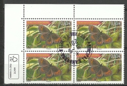 ANDORRA- CORREO FRANCES  BLOQUE DE 4 SELLOS O SIMILAR MATASELLADOS  PITAVOLA  2014 (.C.09.14) - Used Stamps