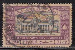 4p Unani Hospital,  Hyderabad Used 1937,  Silver Jubilee, Health, Medicine,  Monument., British India State - Hyderabad
