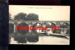 78 Yvelynes - POISSY - " Barques De Pêche Sur La Seine " - Poissy