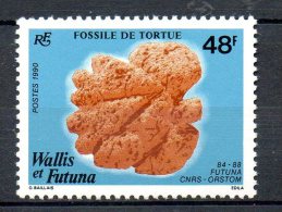 WALLIS Et FUTUNA. N°394 De 1990 Neuf Sans Charnière. Fossile De Tortue. - Fossilien