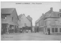 Blangy-sur-Bresle (76) - Place Duquesne - Commerce Café Martin. Bon état, Non Circulé. - Blangy-sur-Bresle