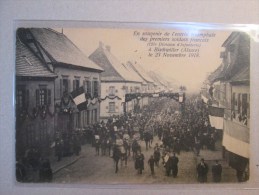 BISCHWILLER ENTREE TRIOMPHALE DES PREMIERS SOLDATS FRANCAIS 23 11 1918 - Bischwiller