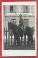 Belgique - WERWIK - WERWICK - Carte Photo - Soldat Allemand à Cheval - Guerre 14/18 - Wervik