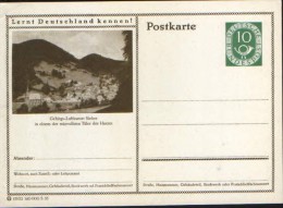 Germany/Federal Republic - Postal Stationery Postcard Unused 1952 -P17, Gebirgs-Luftkurort Sieber - Cartes Postales Illustrées - Neuves