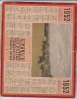 CALENDRIER DE LA LOIRE 1952, COMTE DE KENT - Groot Formaat: 1941-60