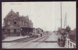 Carte Postale  - SAINTES - La Gare - CPA   // - Tubize