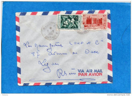 MARCOPHILIE-lettre DAHOMEY-- Cad BOHICON-1960 2stampAOF N° 62 Café-République Pour Françe - Lettres & Documents