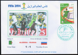 ALGERIE ALGERIA ALGERIEN ARGELIA - 2014 - BRAZIL FIFA World Cup Football - Algeria Vs Russia Fußball-WM - 2014 – Brésil