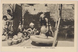 Asie,INDES Françaises,colonie,potier Indigène,art Et Métier Artisanale D´autrefois,édition Braun,rare - Inde