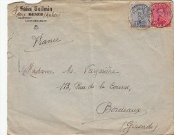 1920 LETTRE ANHEE  FRANCE /1487 - Brieven En Documenten