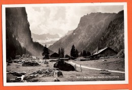 AFY-18 Pont De Nant Et DEnts De Morcles, Chalets D'alpage. Cachet Les Plans Sur Bex 1932, Tampon Refuge - Bex