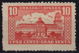 Senta Zenta - City / Local Revenue Stamp - Used - 1923 Yugoslavia Serbia Vojvodina - MNH - Service