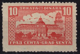 Senta Zenta - City / Local Revenue Stamp - Used - 1923 Yugoslavia Serbia Vojvodina - MNH - Officials