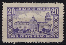 Senta Zenta - City / Local Revenue Stamp - Used - 1923 Yugoslavia Serbia Vojvodina - MNH - Dienstmarken