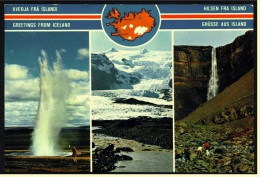 Grüsse Aus Island  -  Mehrbild-Ansichtskarte Ca.1980    (3682) - Iceland