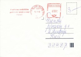 C03732 - Czechoslovakia (1992) 293 01 Mlada Boleslav 1: In An Address Indicate The Zip Code! - Code Postal