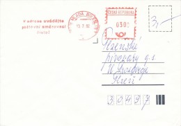 C03732 - Czechoslovakia (1992) 293 01 Mlada Boleslav 1: In An Address Indicate The Zip Code! - Codice Postale