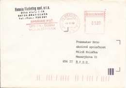 C03751 - Czechoslovakia (1992) 840 00 Bratislava 4: The Correct ZIP Accelerate The Delivery Of Your Shipments - Code Postal