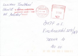 C03757 - Czechoslovakia (1992) 293 01 Mlada Boleslav 1: In An Address Indicate The Zip Code! - Postleitzahl