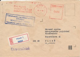 C03760 - Czechoslovakia (1986) Plzen 1: For Plzen Number Clearly Marked The Delivery Post Office - Código Postal