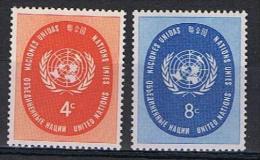Verenigde Naties New York Y/T 60 / 61 (**) - Nuevos