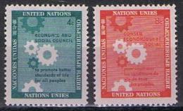 Verenigde Naties New York Y/T 62 / 63 (**) - Unused Stamps