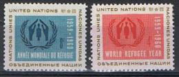 Verenigde Naties New York Y/T 72 / 73 (**) - Unused Stamps
