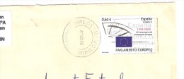 Lettre / Carta De Pamplona, Espana Avec Timbre Parlamento Europeo / Parlement Européen 1958-2008, Drapeau ;TB - EU-Organe