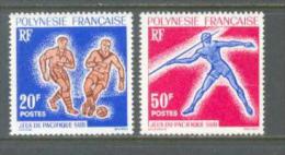 1963 FRENCH POLYNESIA SOUTH PACIFIC GAMES MICHEL: 28-29 MNH ** - Unused Stamps